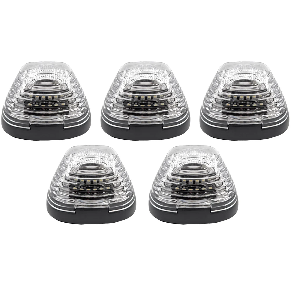 Ford 99-16 Super Duty 5-Pc Cab Roof Lights 2-Way Front & Rear Facing Ultra High-Power LED (ATTN: For Models That DID NOT Come With Factory Cab Lights) - Multiple Options - Image 4