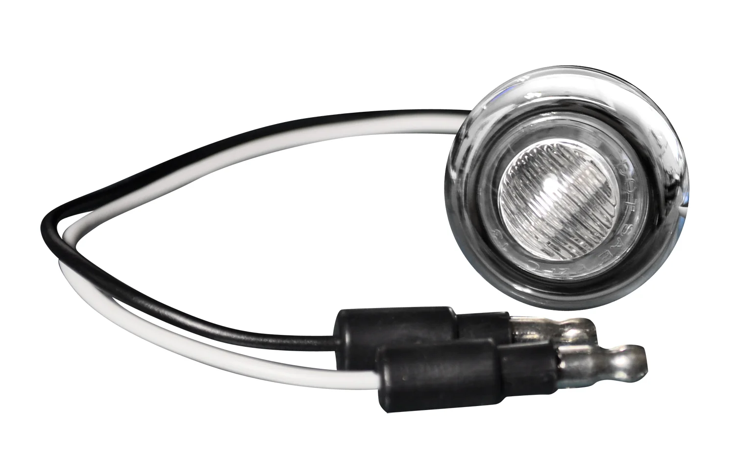 Front Lower Air Dam Light Kit w/ Clear Lens & Chrome Bezel LED White