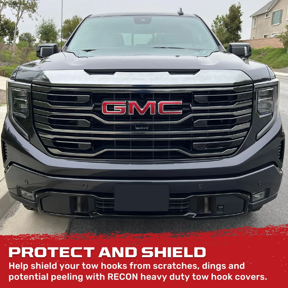 GMC 20-25 Sierra 1500 Tow Hook Covers 2-Piece Set of Silicone Covers Standard & LED Options - Multiple Colors - Image 9