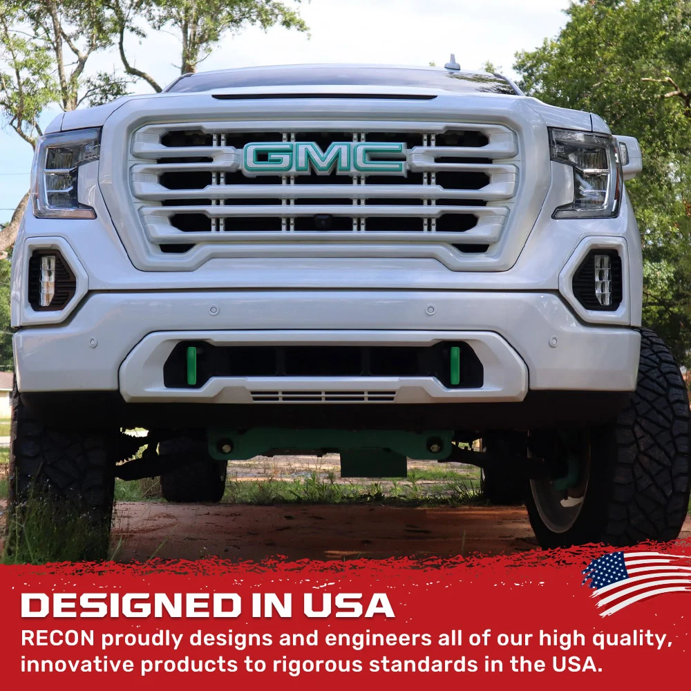 GMC 20-25 Sierra 1500 Tow Hook Covers 2-Piece Set of Silicone Covers Standard & LED Options - Multiple Colors - Image 98
