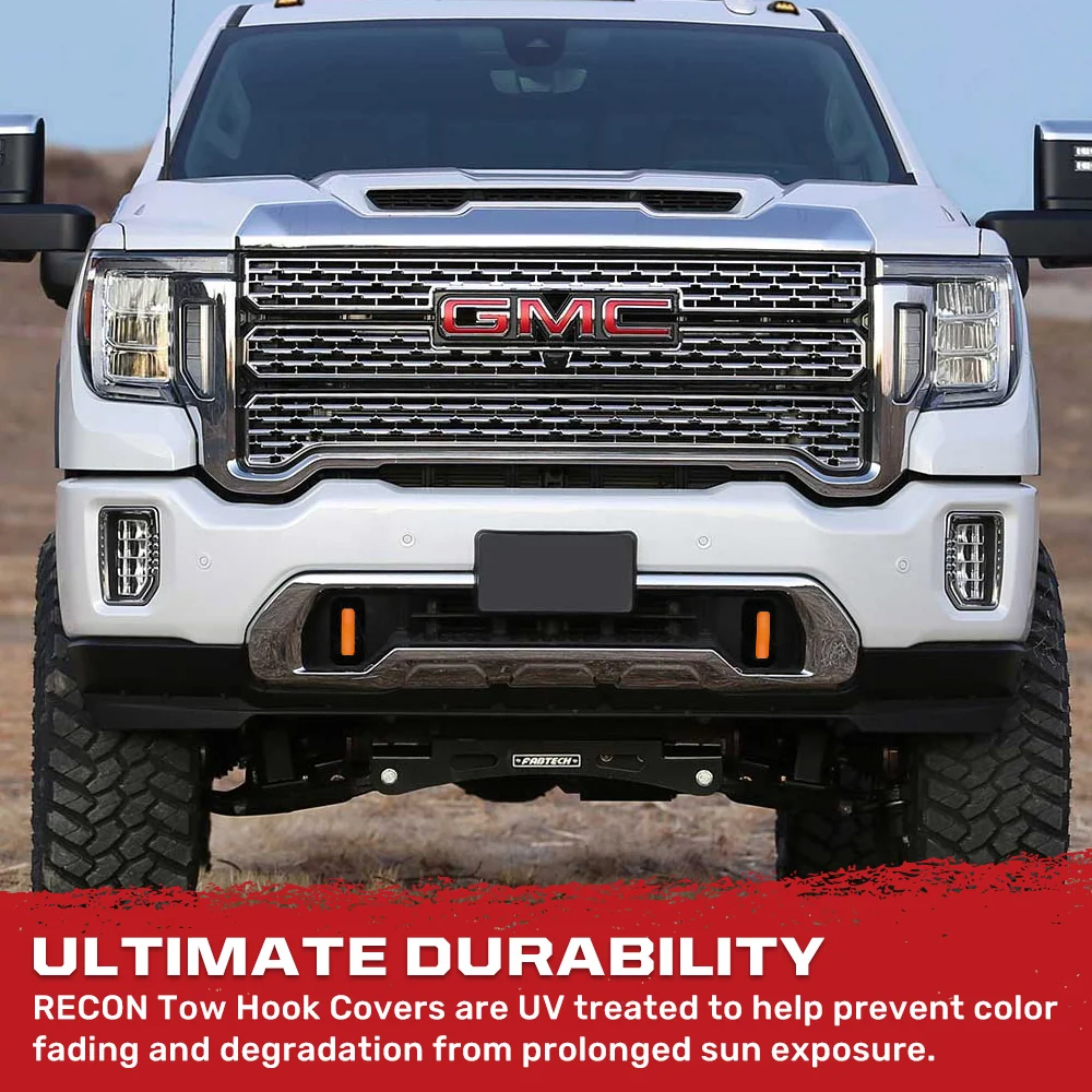 GMC 20-25 Sierra 2500/3500 Tow Hook Covers 2-Piece Set of Silicone Covers Standard & LED Options - Multiple Colors - Image 24