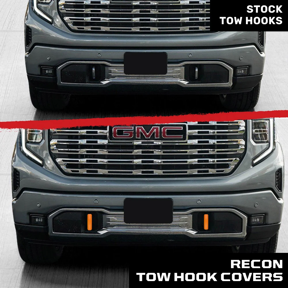 GMC 20-25 Sierra 2500/3500 Tow Hook Covers 2-Piece Set of Silicone Covers Standard & LED Options - Multiple Colors - Image 28