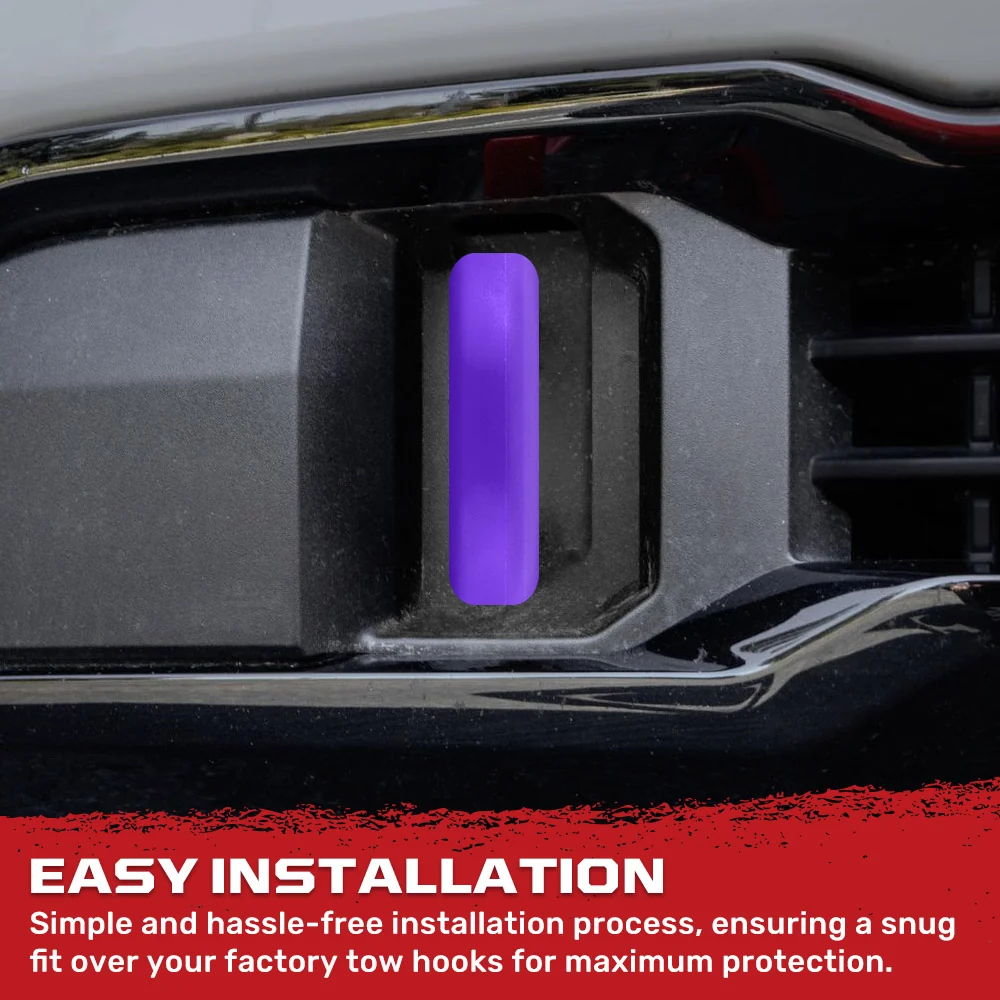 GMC 20-25 Sierra 2500/3500 Tow Hook Covers 2-Piece Set of Silicone Covers Standard & LED Options - Multiple Colors - Image 73