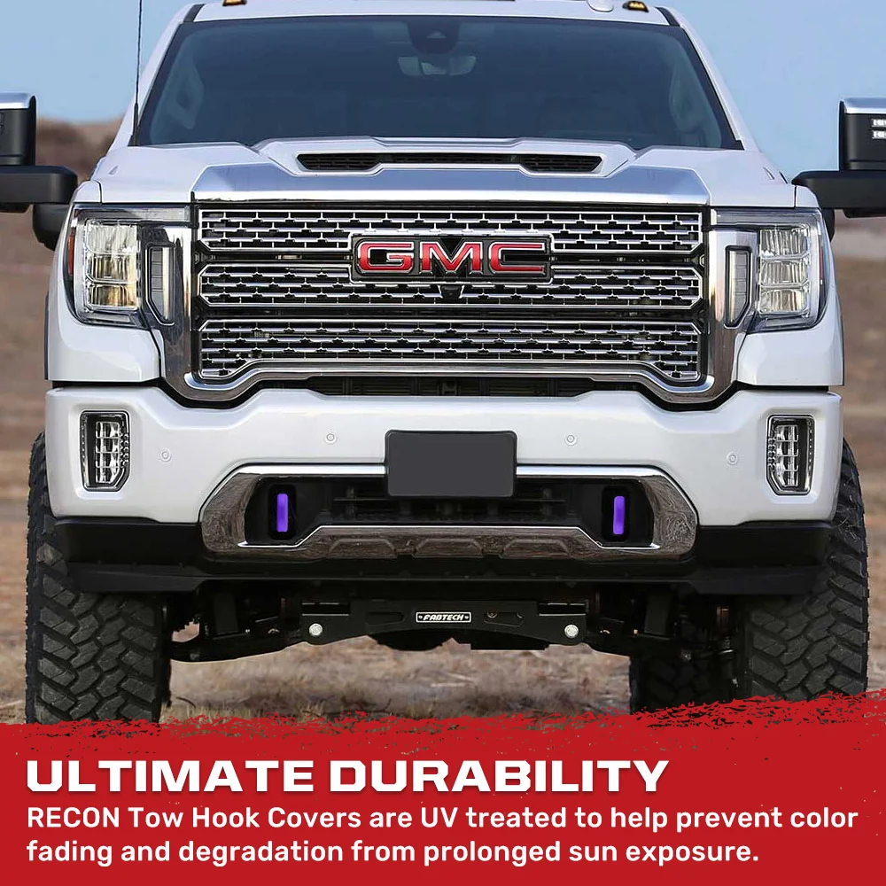 GMC 20-25 Sierra 2500/3500 Tow Hook Covers 2-Piece Set of Silicone Covers Standard & LED Options - Multiple Colors - Image 75