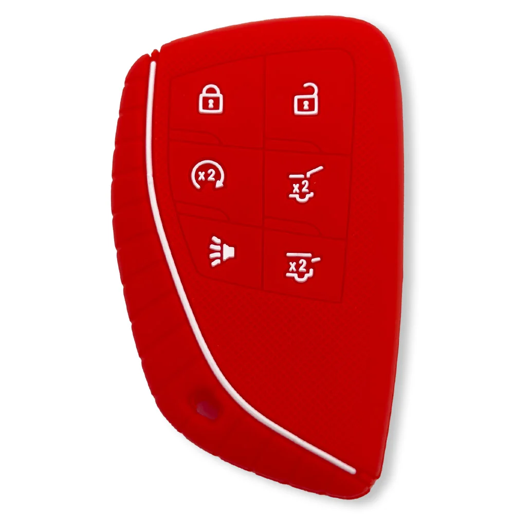 GMC 21-25 Yukon, XL, Denali & 22-25 Hummer EV & Chevy 21-25 Tahoe/Suburban 100% Silicone Rubber Key Fob Cover Premium Quality - Multiple Colors - Image 4