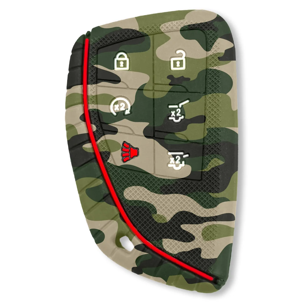 GMC 21-25 Yukon, XL, Denali & 22-25 Hummer EV & Chevy 21-25 Tahoe/Suburban 100% Silicone Rubber Key Fob Cover Premium Quality - Multiple Colors - Image 42