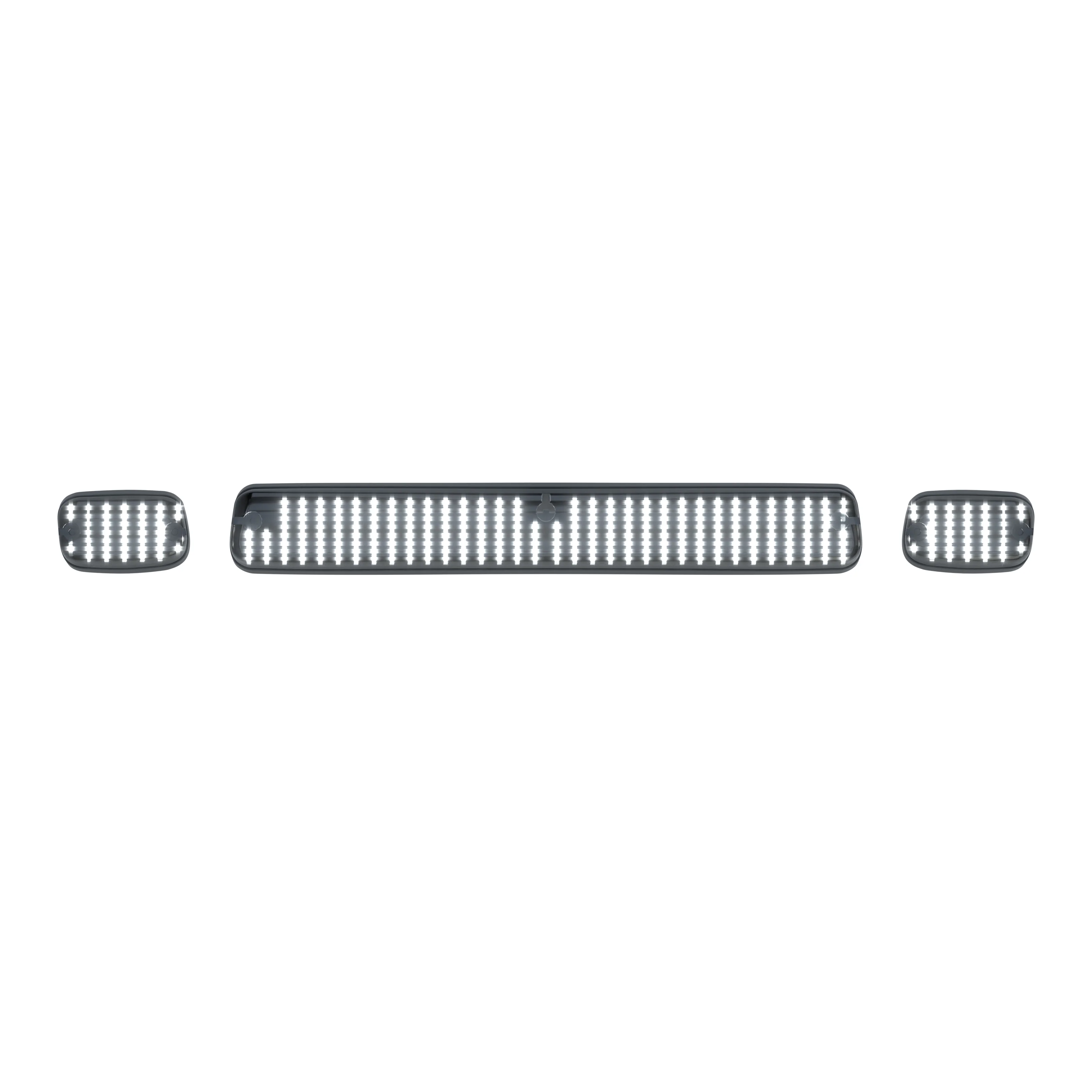 GMC & Chevy 07-14 3-Piece Cab Roof Light Kit Strobe LED White & Amber - Multiple Lens - Image 7