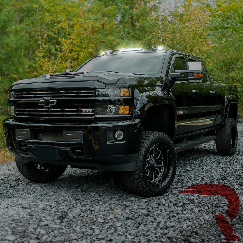 GMC & Chevy 15-19 Heavy-Duty 3 Piece Cab Roof Light Kit 2-Way Front & Rear Facing Ultra High-Power LEDs - Multiple Lens & Colors - Image 7