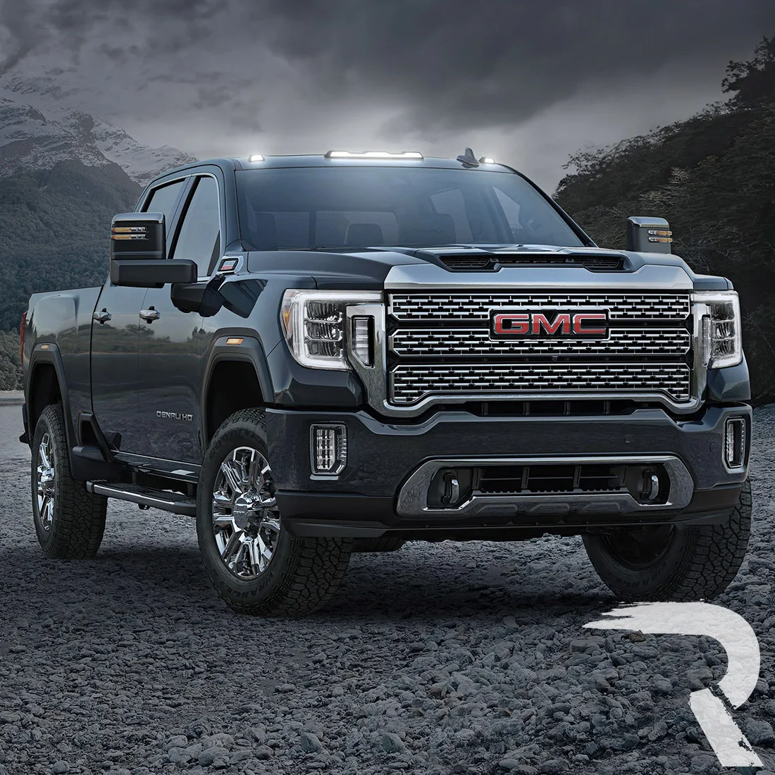 GMC & Chevy 20-25 (4th GEN Body Style) Heavy-Duty (3-Piece Set) Smoked Cab Roof Light Lens with White LEDs - (ATTN: For models that DID NOT come with factory cab roof lights) - Image 13