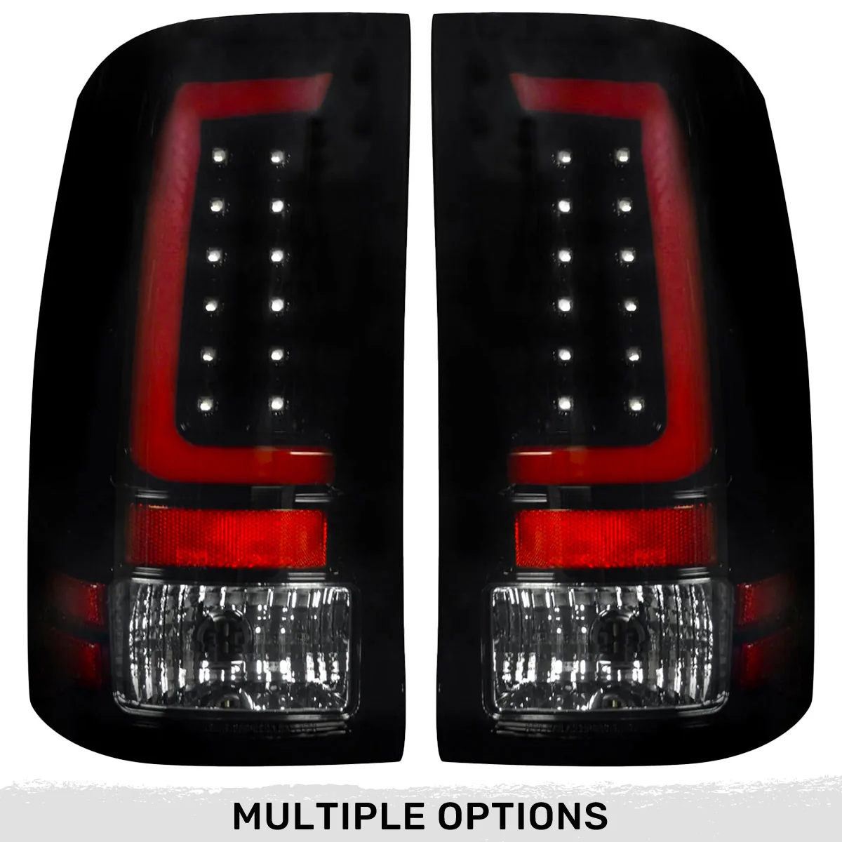 GMC Sierra 07-13 (Single Wheel Trucks) Tail Lights Ultra Bright OLED Running DRL Lights - Multiple Lens