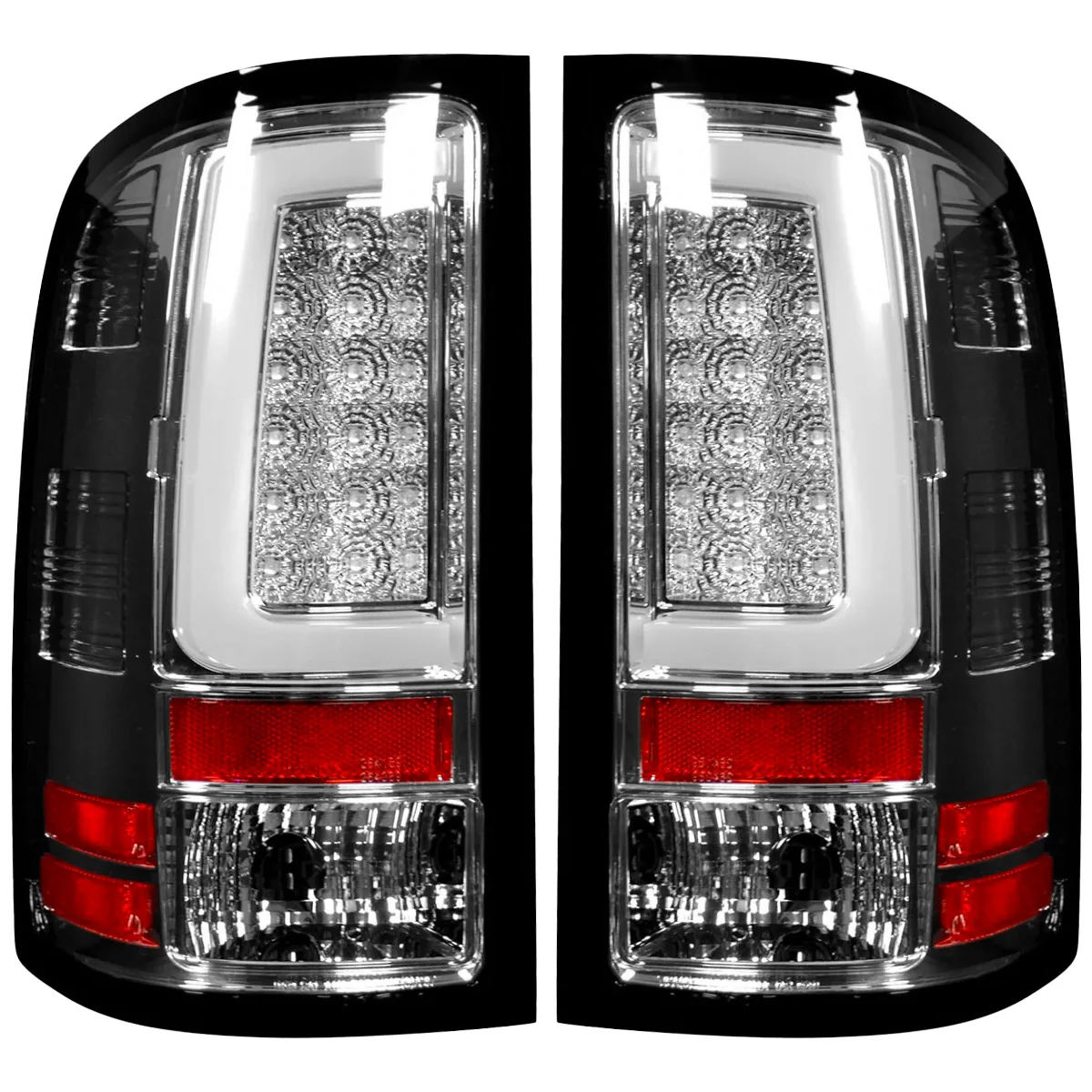 GMC Sierra 07-13 (Single Wheel Trucks) Tail Lights Ultra Bright OLED Running DRL Lights - Multiple Lens - Image 18