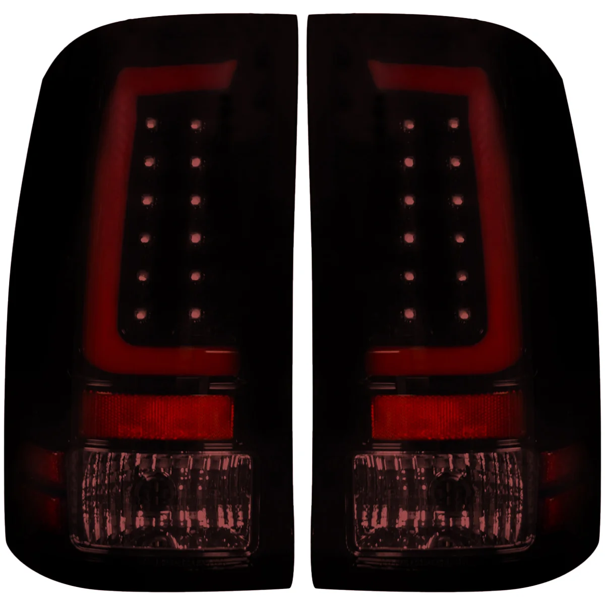 GMC Sierra 07-13 (Single Wheel Trucks) Tail Lights Ultra Bright OLED Running DRL Lights - Multiple Lens - Image 25