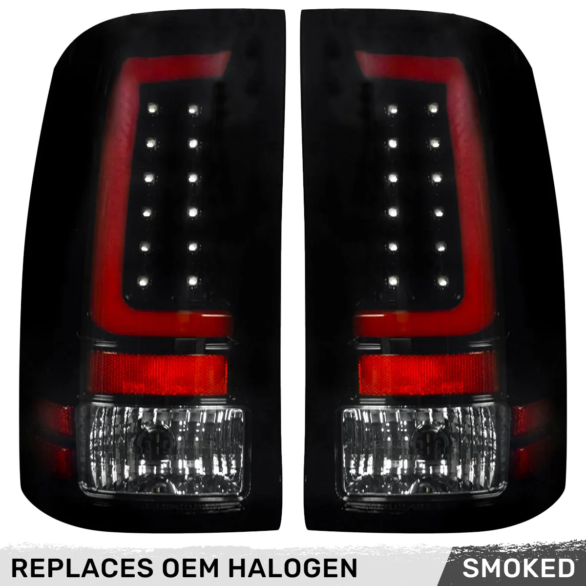 GMC Sierra 07-13 (Single Wheel Trucks) Tail Lights Ultra Bright OLED Running DRL Lights - Multiple Lens - Image 3