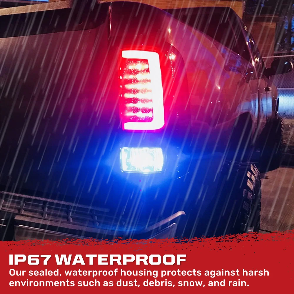 GMC Sierra 07-13 (Single Wheel Trucks) Tail Lights Ultra Bright OLED Running DRL Lights - Multiple Lens - Image 33