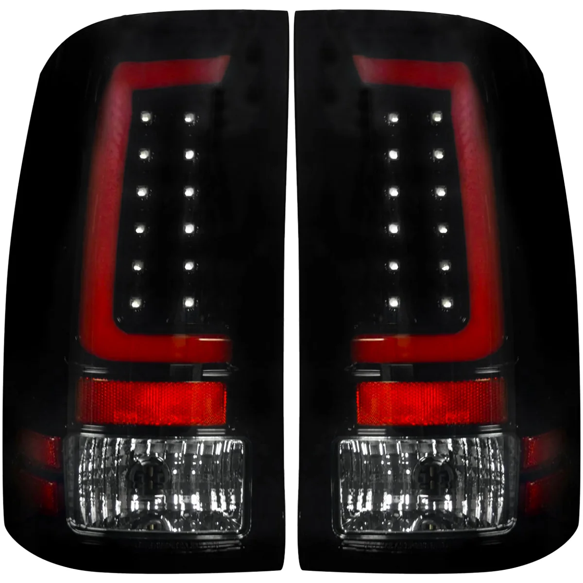 GMC Sierra 07-13 (Single Wheel Trucks) Tail Lights Ultra Bright OLED Running DRL Lights - Multiple Lens - Image 41