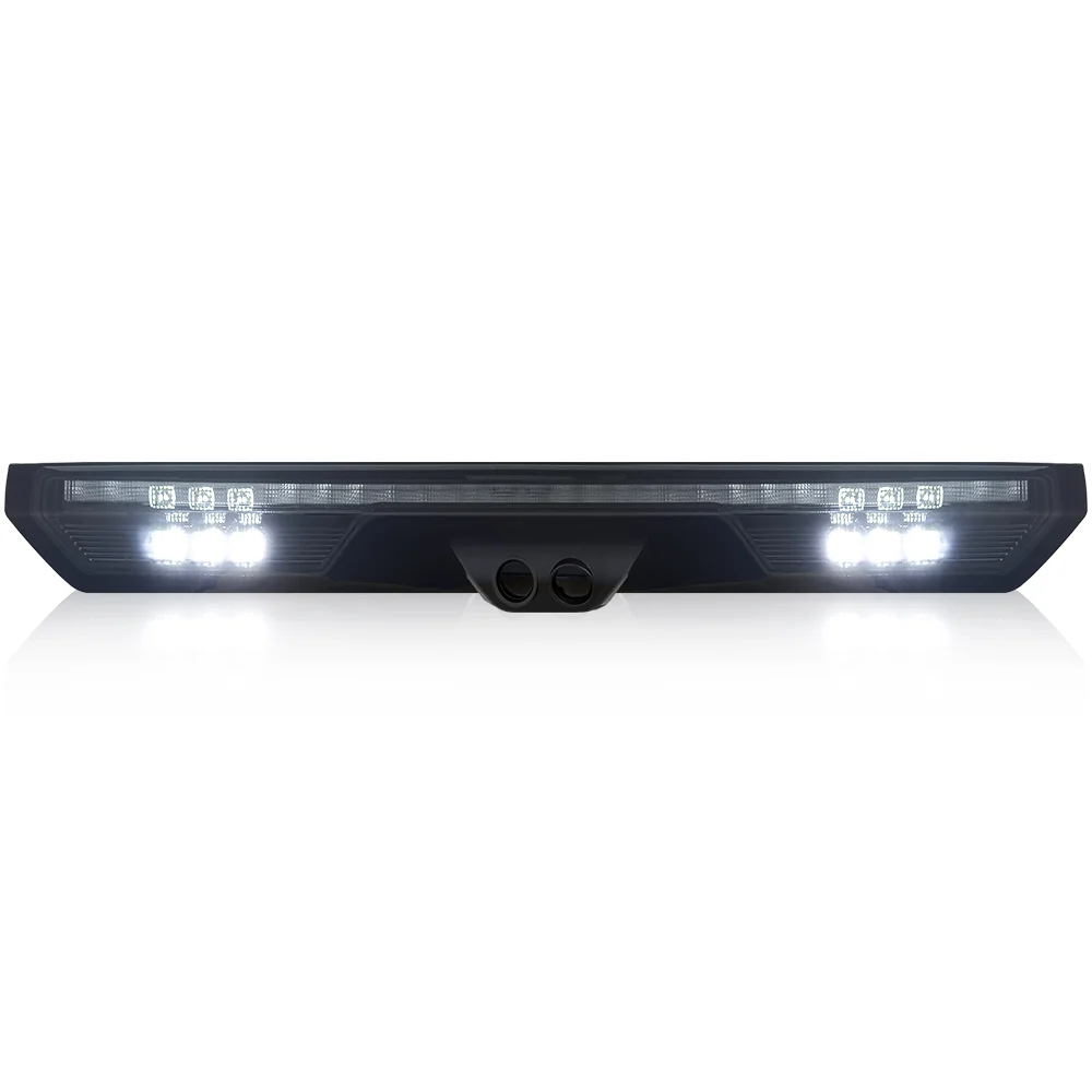 GMC Sierra 1500 19-25 & Chevy Silverado 1500 19-25 (4th GEN) - ULTRA HIGH POWER Red LED 3rd Brake Light w/ ULTRA HIGH POWER CREE XML White LED Cargo Lights (Replaces LED 3rd Brake Light with 2 Cargo Bed Cameras - Smoked Lens - Image 4
