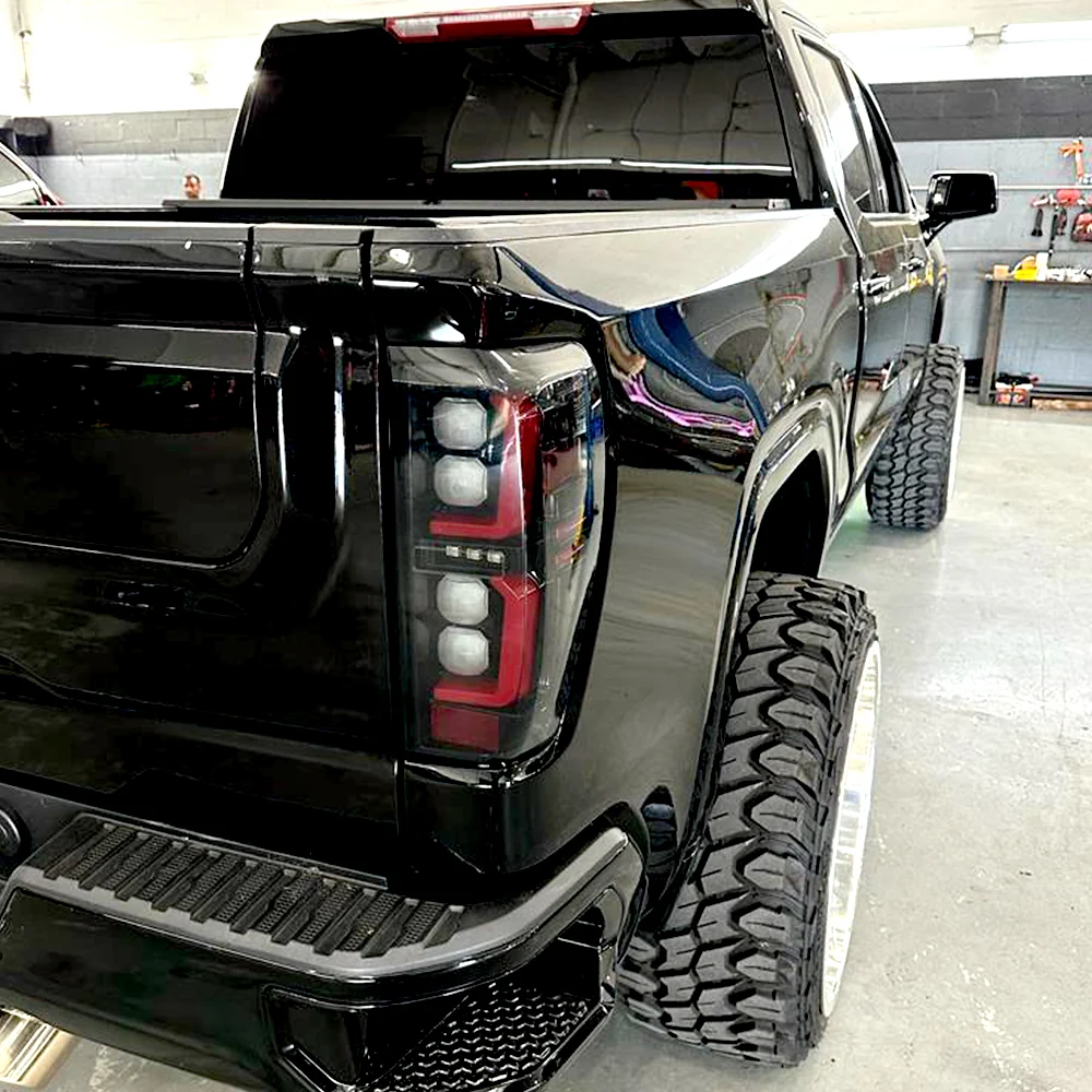 GMC Sierra 1500 19-25 Ultra Bright OLED Tail Lights (Replaces Factory/OEM Halogen Tail Lights Only) - Multiple Lens - Image 16
