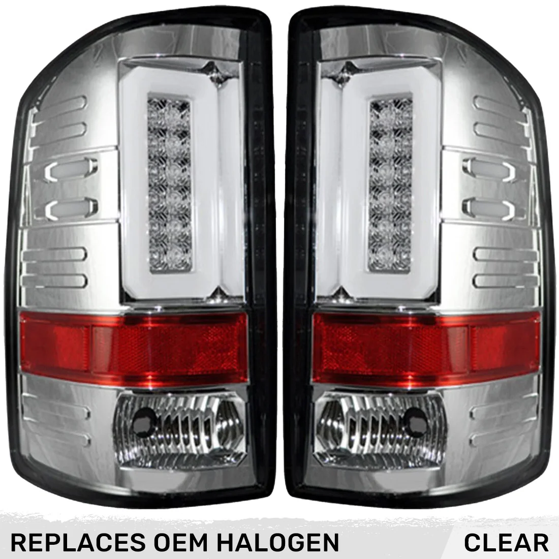 GMC Sierra 2500/3500 14-19 (Only Fits 3rd Gen Single Wheel w/ Factory OEM Halogen Style) Tail Lights OLED in Multiple Lens - Image 20