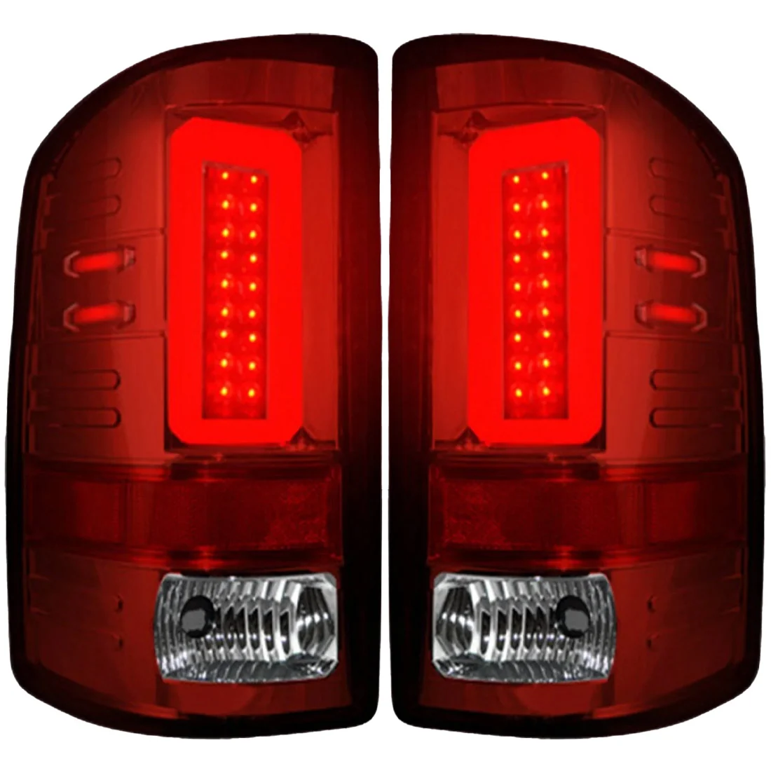 GMC Sierra 2500/3500 14-19 (Only Fits 3rd Gen Single Wheel w/ Factory OEM Halogen Style) Tail Lights OLED in Multiple Lens - Image 22