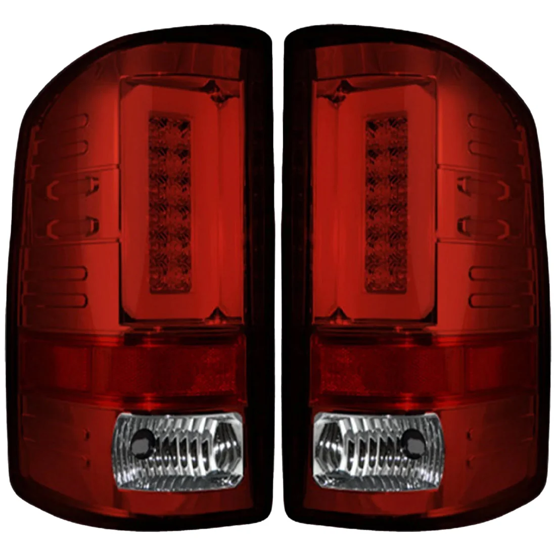GMC Sierra 2500/3500 14-19 (Only Fits 3rd Gen Single Wheel w/ Factory OEM Halogen Style) Tail Lights OLED in Multiple Lens - Image 23