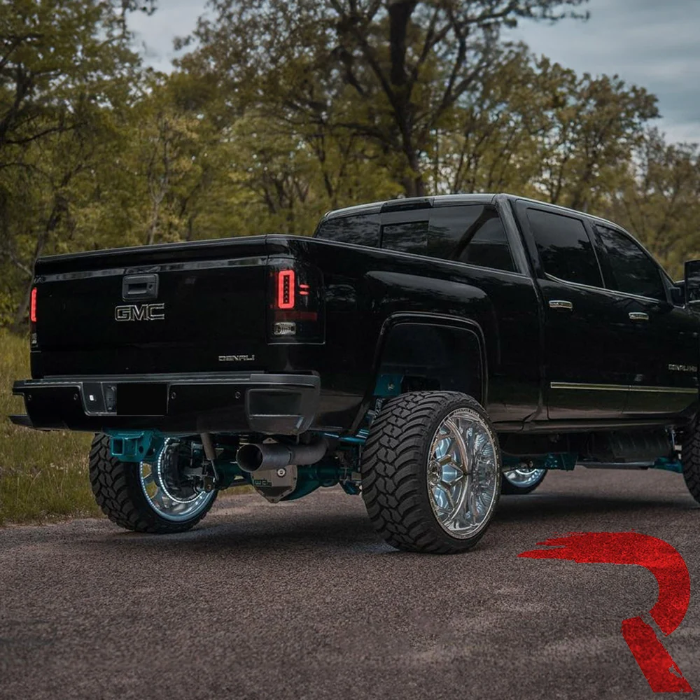 GMC Sierra 2500/3500 14-19 (Only Fits 3rd Gen Single Wheel w/ Factory OEM Halogen Style) Tail Lights OLED in Multiple Lens - Image 33