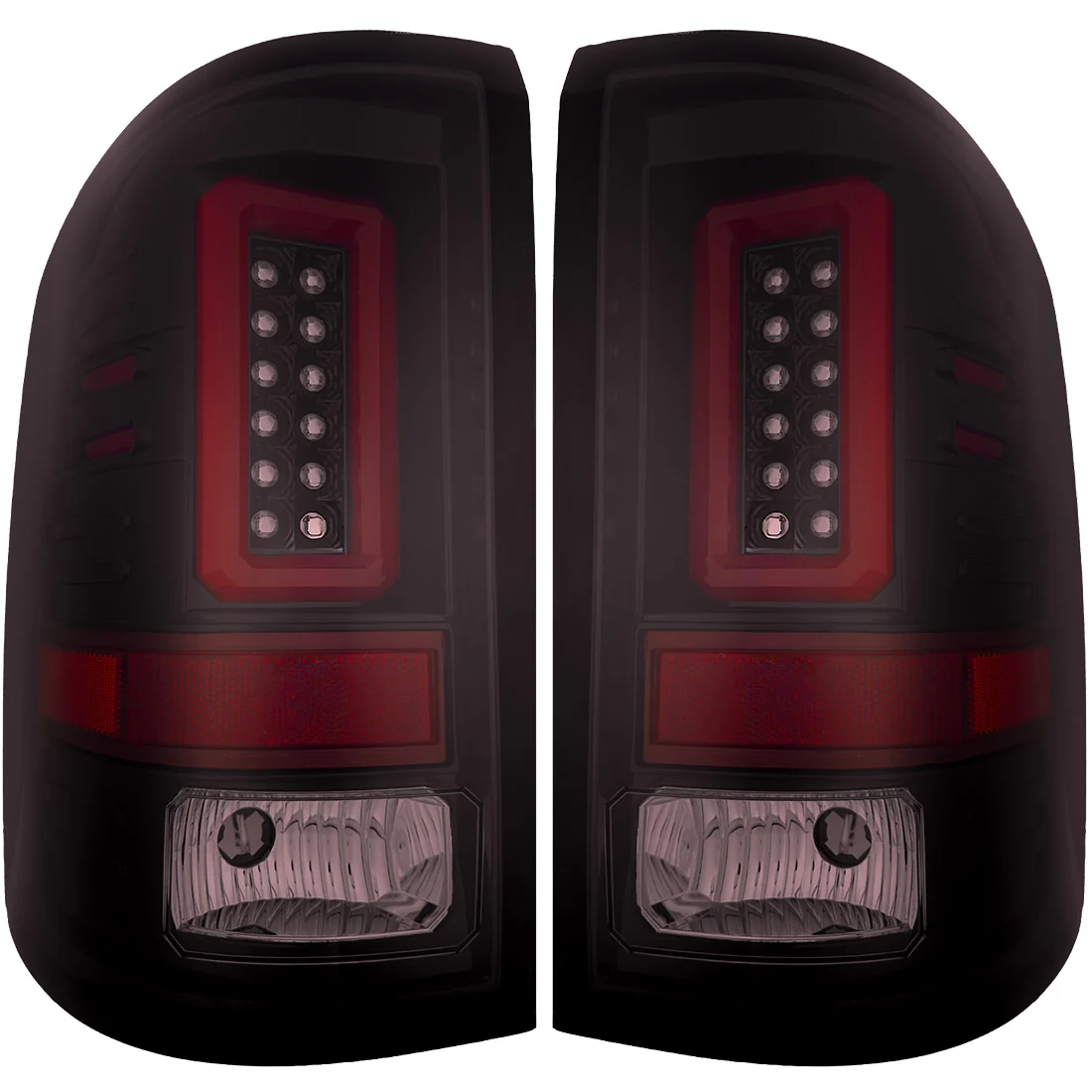 GMC Sierra 2500/3500 14-19 (Only Fits 3rd Gen Single Wheel w/ Factory OEM Halogen Style) Tail Lights OLED in Multiple Lens - Image 41