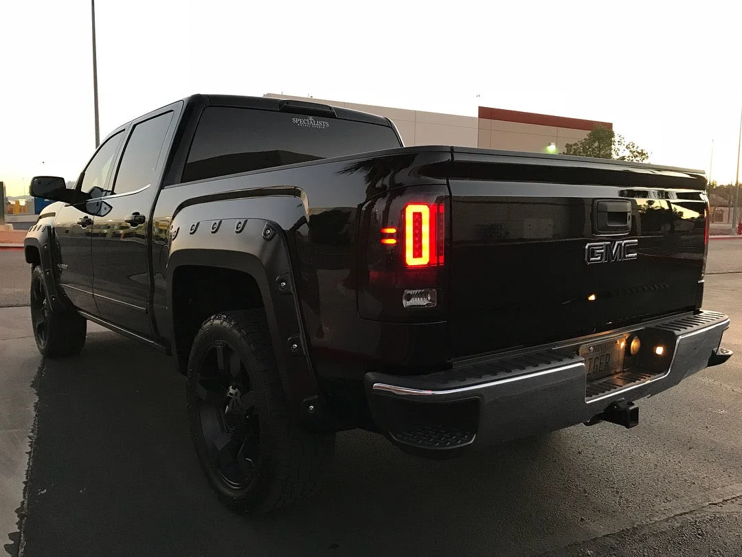 GMC Sierra 2500/3500 16-19 (Fits Single Wheel & Replaces Factory LED Style Only) Tail Lights OLED in Multiple Lens - Image 7