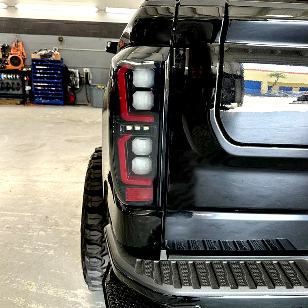 GMC Sierra 2500/3500 20-23 Ultra Bright OLED Tail Lights (Replaces Factory/OEM Halogen Tail Lights Only) - Multiple Lens - Image 13