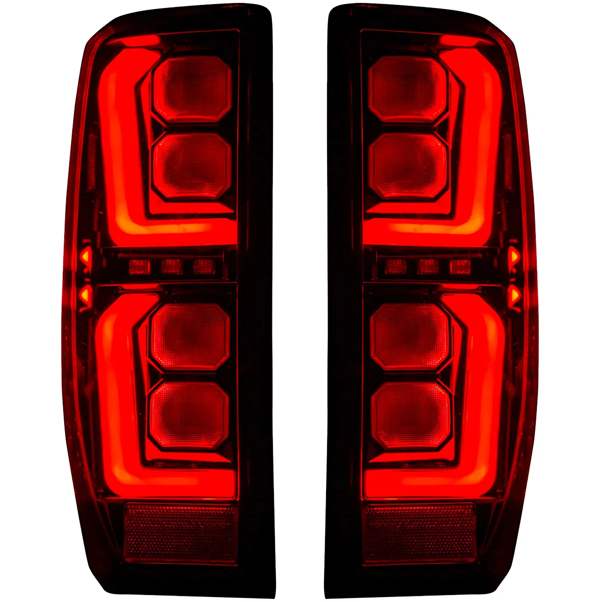 GMC Sierra 2500/3500 20-23 Ultra Bright OLED Tail Lights (Replaces Factory/OEM Halogen Tail Lights Only) - Multiple Lens - Image 2
