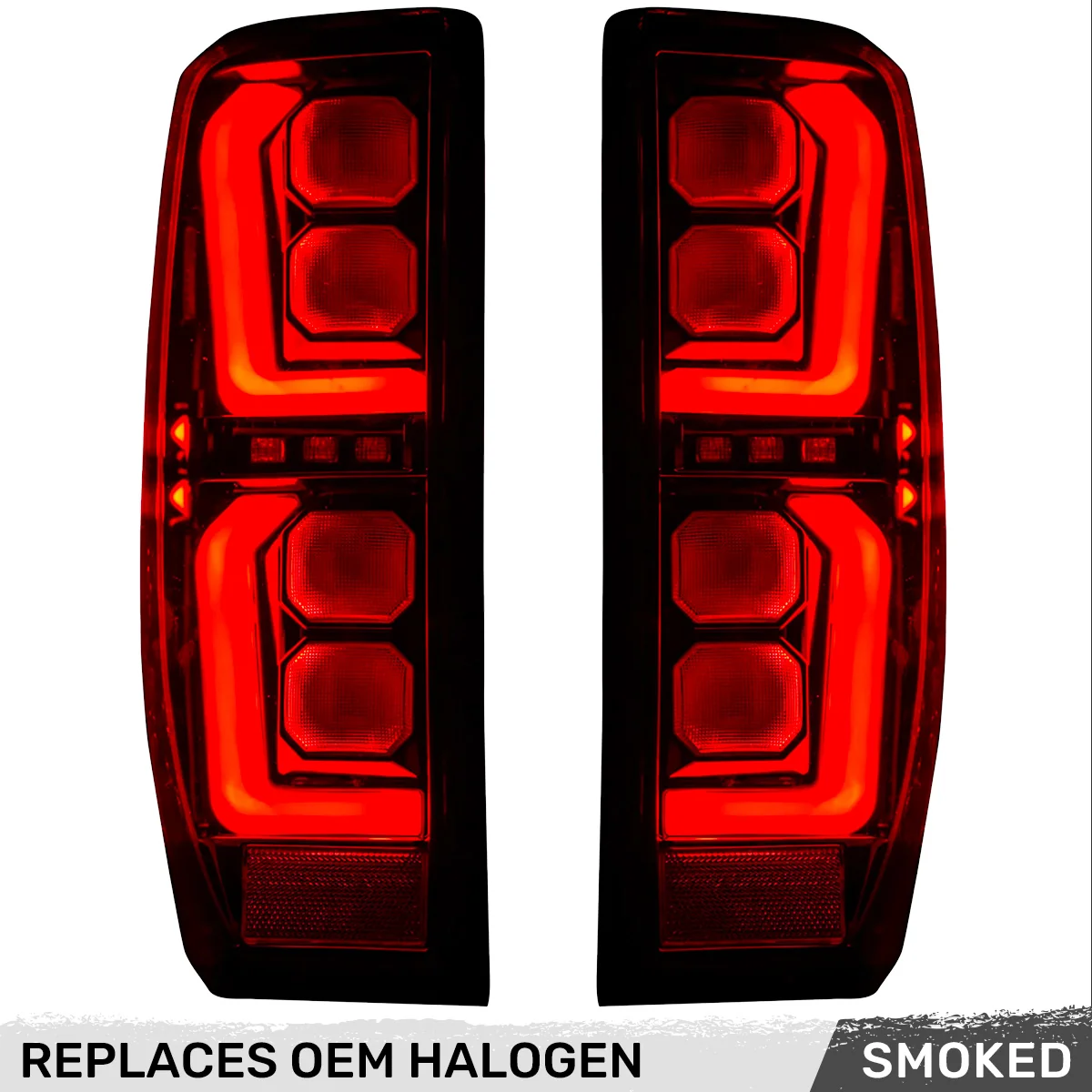 GMC Sierra 2500/3500 20-23 Ultra Bright OLED Tail Lights (Replaces Factory/OEM Halogen Tail Lights Only) - Multiple Lens - Image 3
