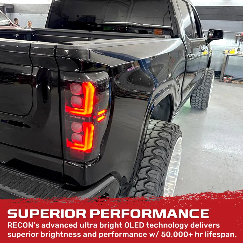 GMC Sierra 2500/3500 20-23 Ultra Bright OLED Tail Lights (Replaces Factory/OEM Halogen Tail Lights Only) - Multiple Lens - Image 41