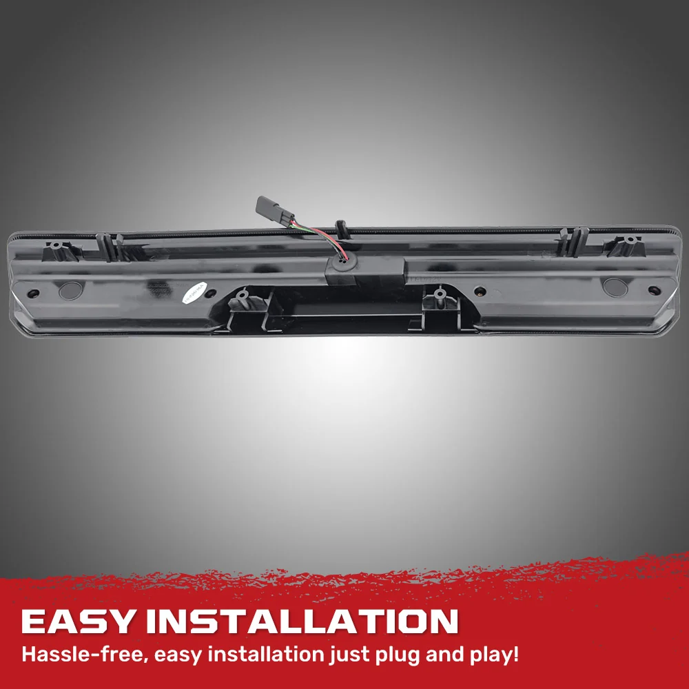 GMC Sierra 1500 19-25 & Chevy Silverado 1500 19-25 (4th GEN) - ULTRA HIGH POWER Red LED 3rd Brake Light w/ ULTRA HIGH POWER CREE XML White LED Cargo Lights (Replaces LED 3rd Brake Light with 2 Cargo Bed Cameras - Clear Lens - Image 10