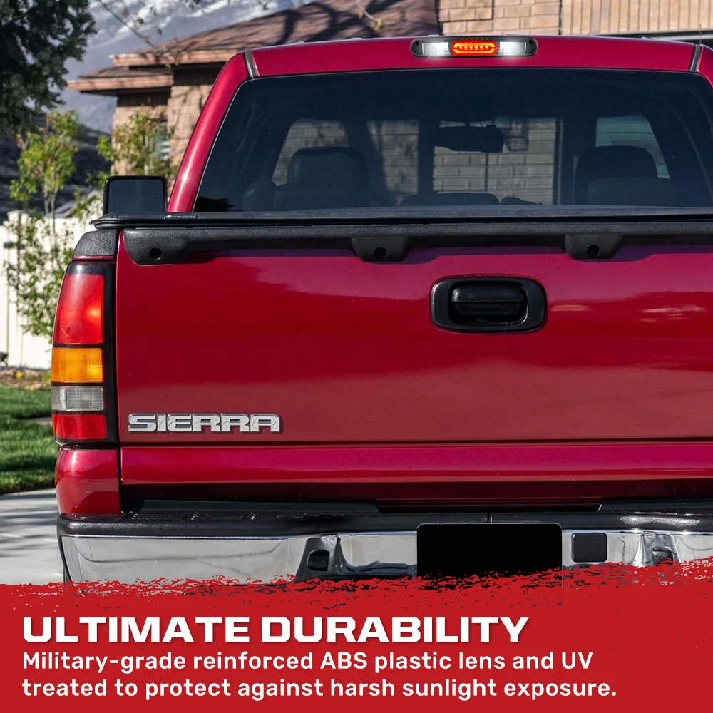GMC Sierra & Chevy Silverado 07-13 3rd Brake Light ULTRA HIGH POWER CREE XML LED in Smoked - Image 5