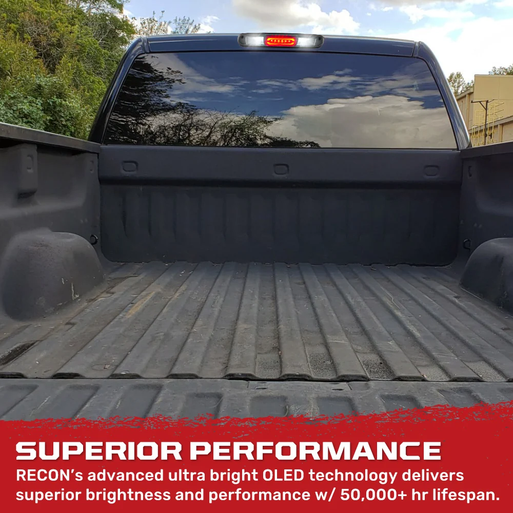 GMC Sierra & Chevy Silverado 07-13 3rd Brake Light ULTRA HIGH POWER CREE XML LED in Smoked - Image 8
