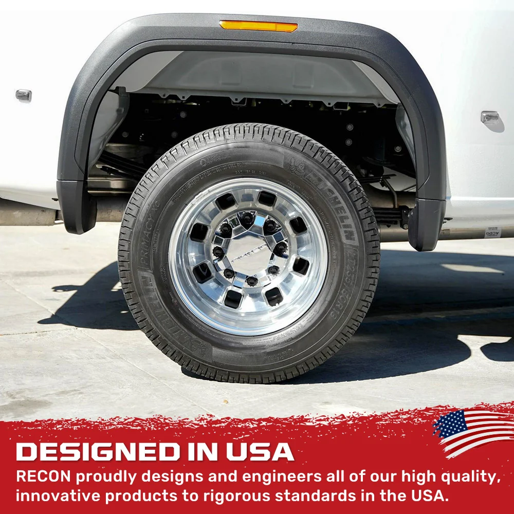 GMC Sierra & Chevy Silverado 15-25 (3rd & 4th Gen) Dually Fender Lights (4-Piece Set) - Multiple Lens & Colors - Image 19