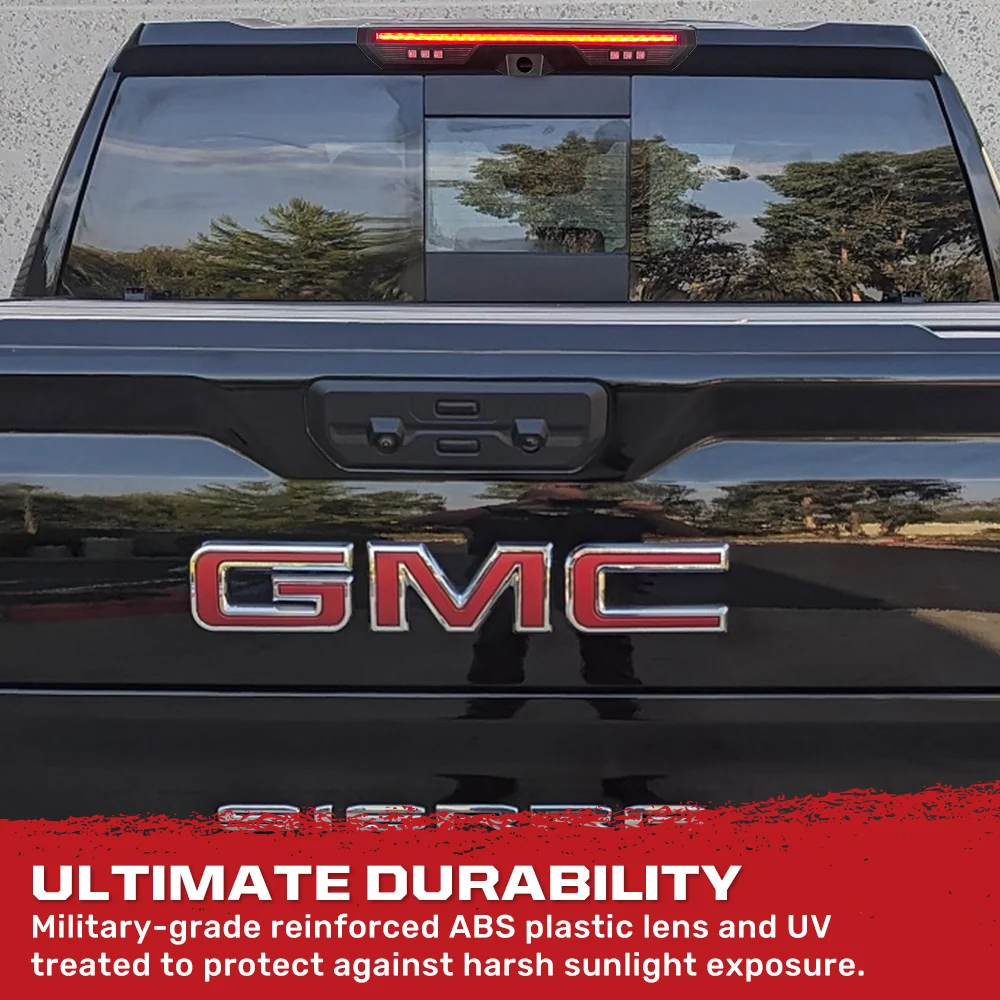 GMC Sierra & Chevy Silverado 1500 19-25 3rd Brake Light Kit in Smoked (For Cargo Bed Camera Models Only) - Image 6