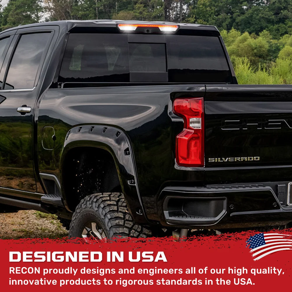 GMC Sierra & Chevy Silverado 1500 19-25 3rd Brake Light Kit in Clear (For Cargo Bed Camera Models Only) - Image 8
