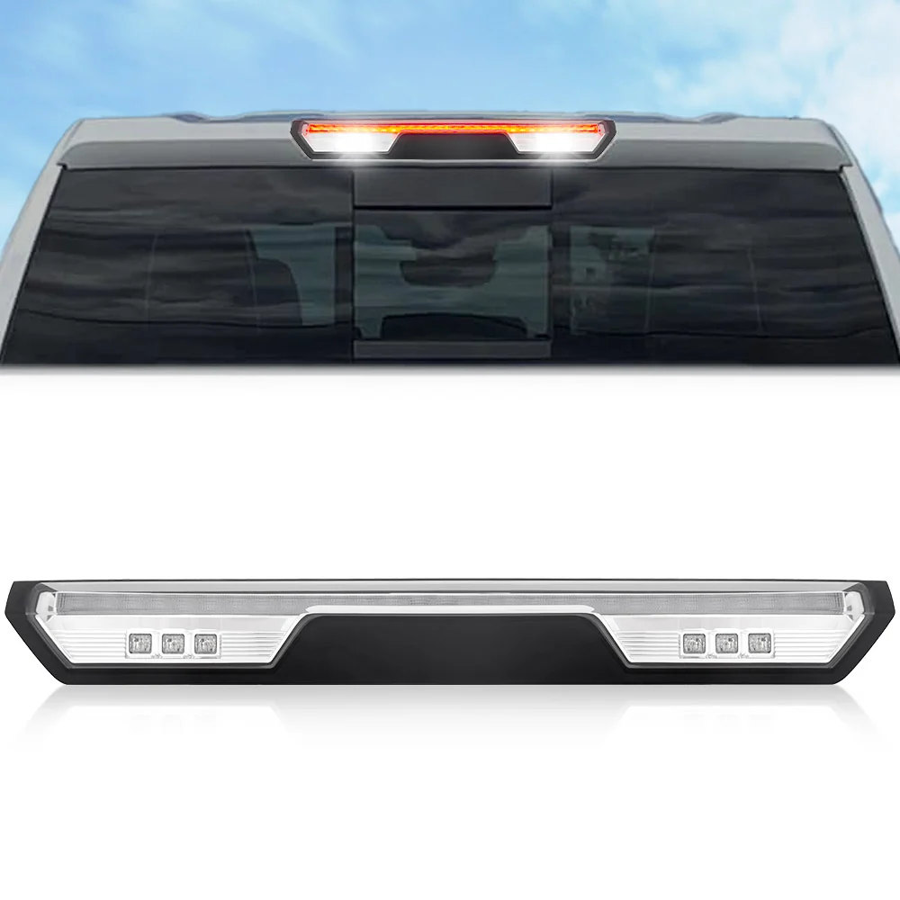 GMC Sierra & Chevy Silverado 2500 & 3500 (4th GEN) 20-25 LED 3rd Brake Light Kit with Clear Lens