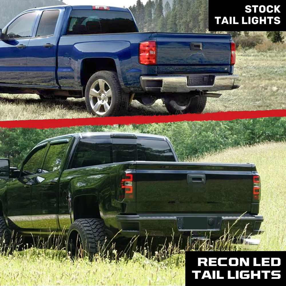 GMC Sierra Dually 3500 15-19 (Replaces Factory LED Style Only) OLED Tail Lights - Multiple Lens - Image 14
