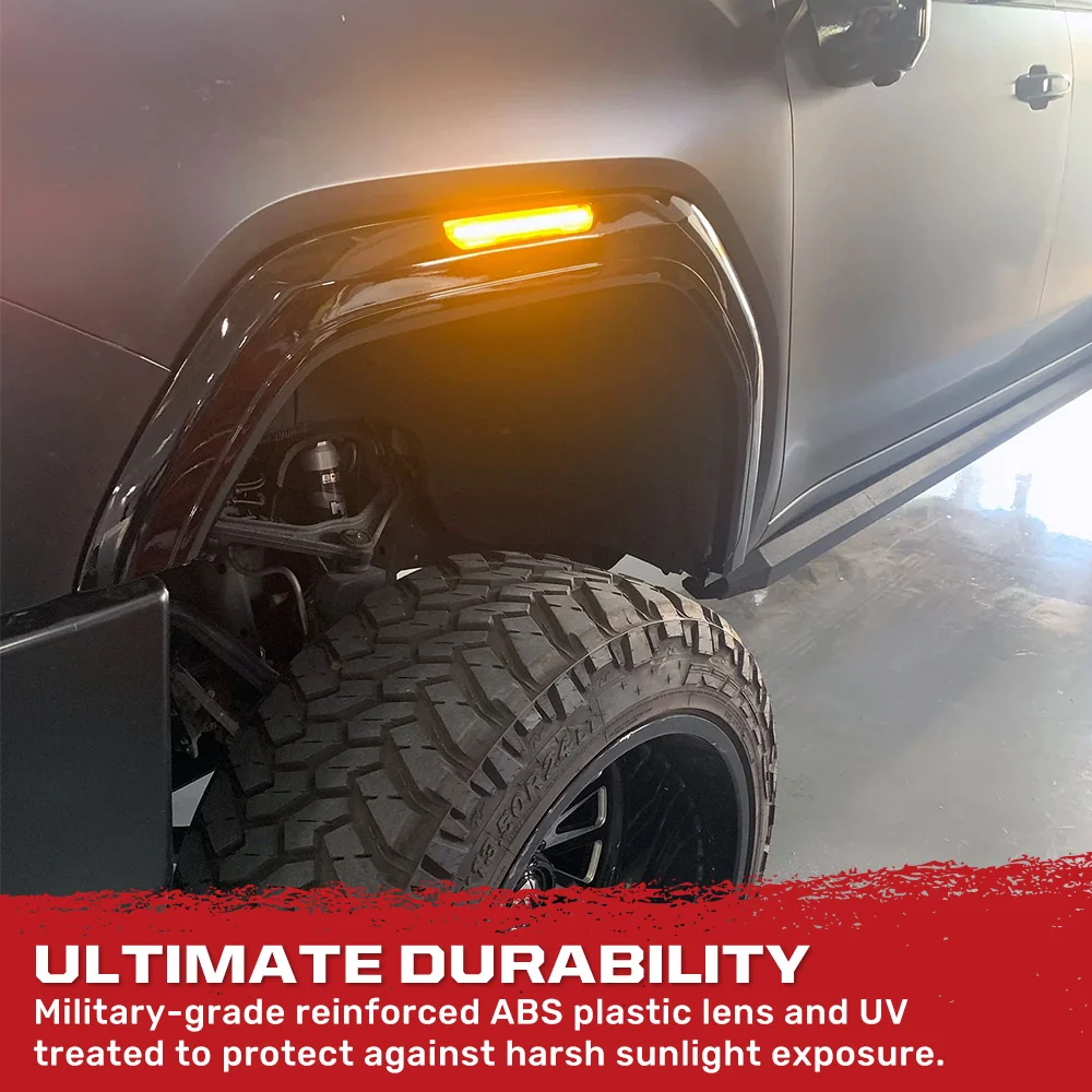 GMC 20-25 Sierra HD 2500/3500 (4th Gen) Fender Lenses (4-Piece Set) Ultra Bright LED Lights - Multiple Options - Image 29