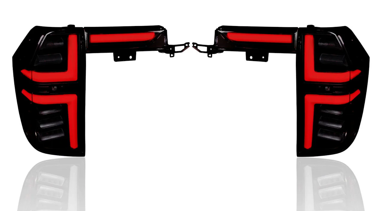 GMC 21-24 Yukon Denali & Yukon XL OLED Tail Lights with LED Startup Sequence & Red OLED Turn Signals - Smoked Lens - Image 8