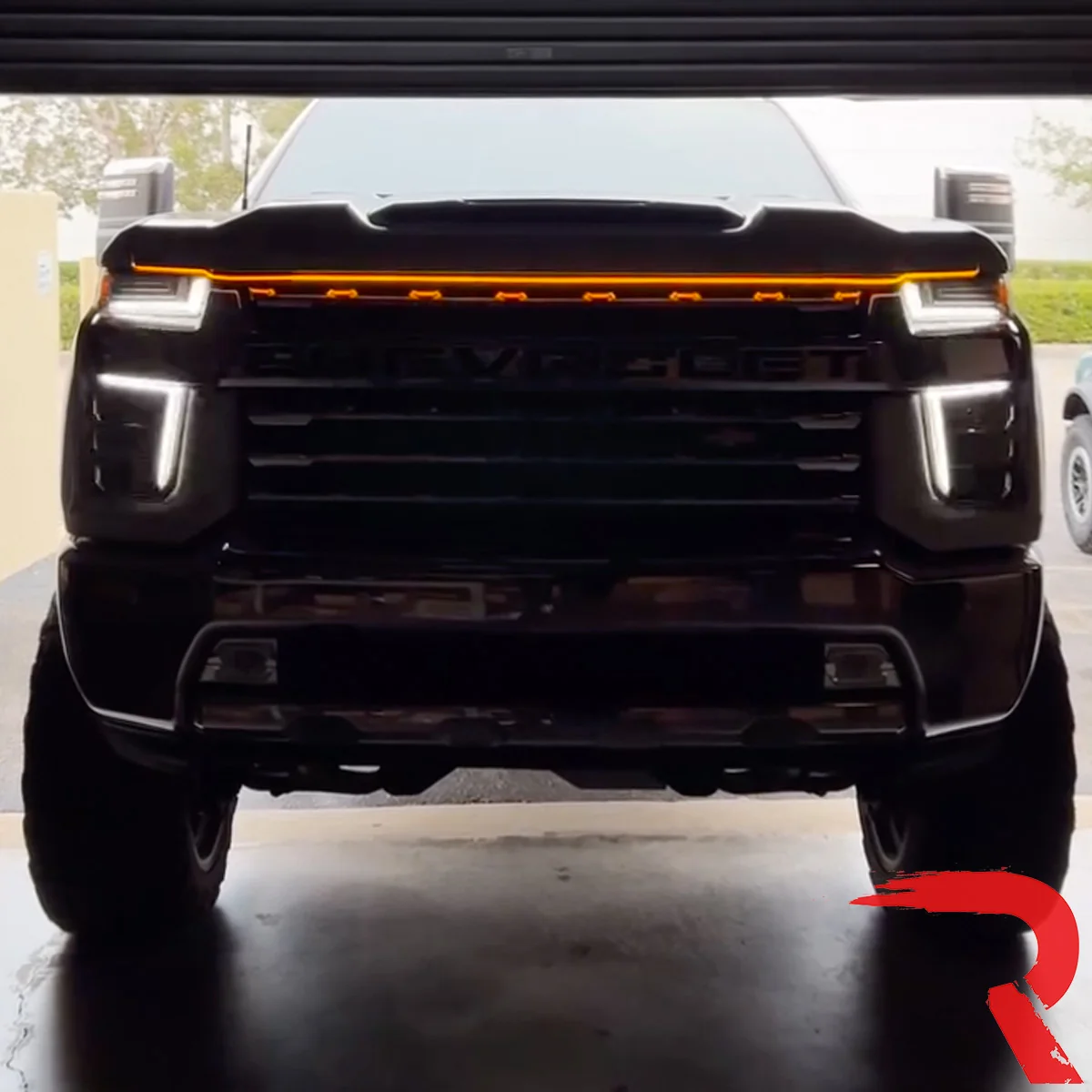 High Power DRL Hood LED Light with Start-up Sequence in White or Amber - Multiple Sizes - Image 16