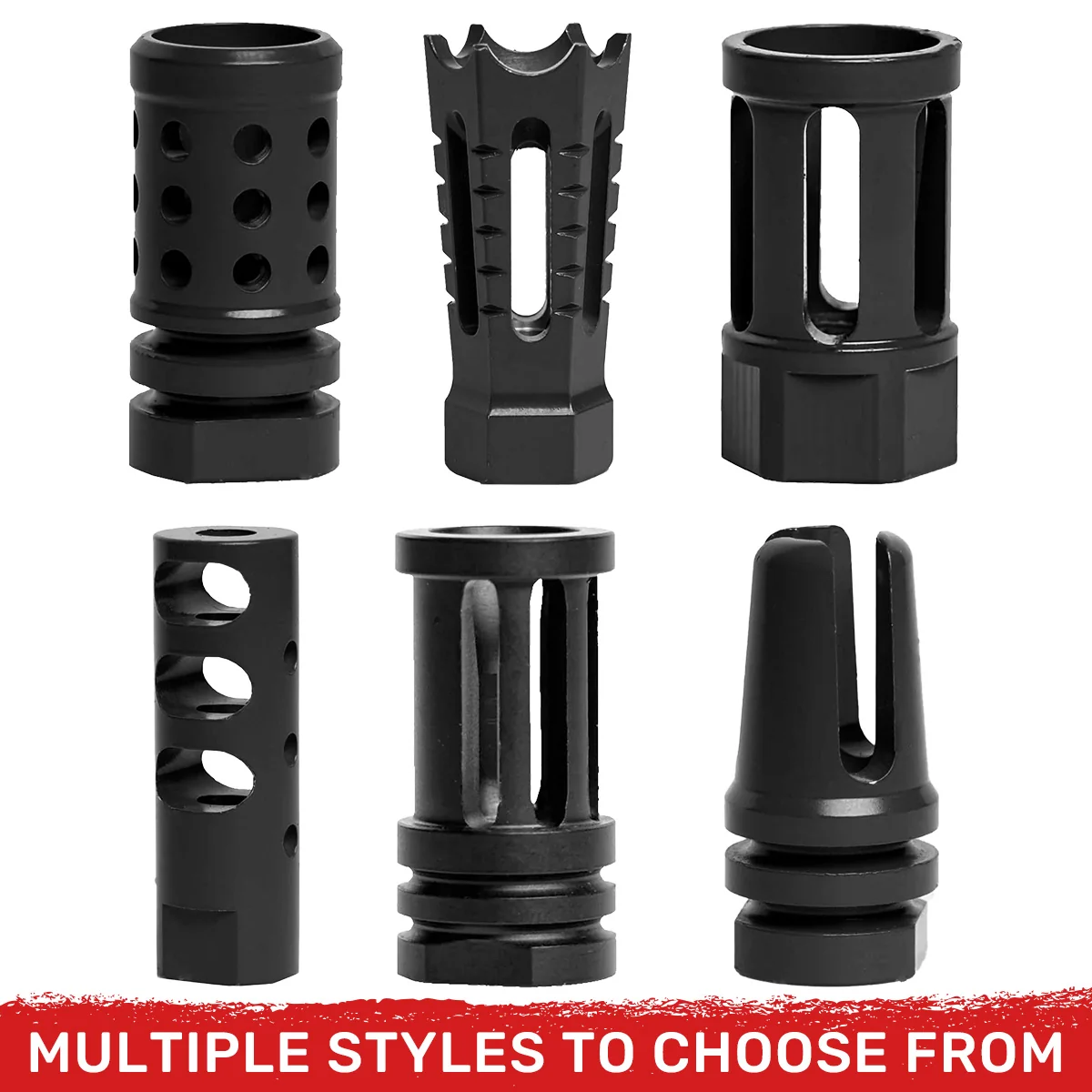 Interchangeable Threaded Tips For AR-15 Combat Rifle Barrel Style Truck Antenna - Multiple Options - Image 64