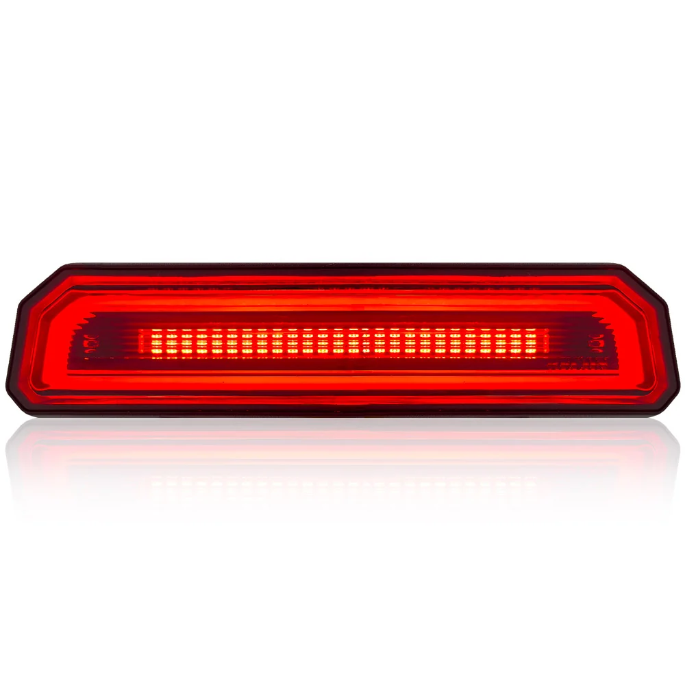 Jeep Wrangler JL 18-25 Ultra High Power Red OLED 3rd Brake Light Kit - Smoked & Clear Lens - Image 2