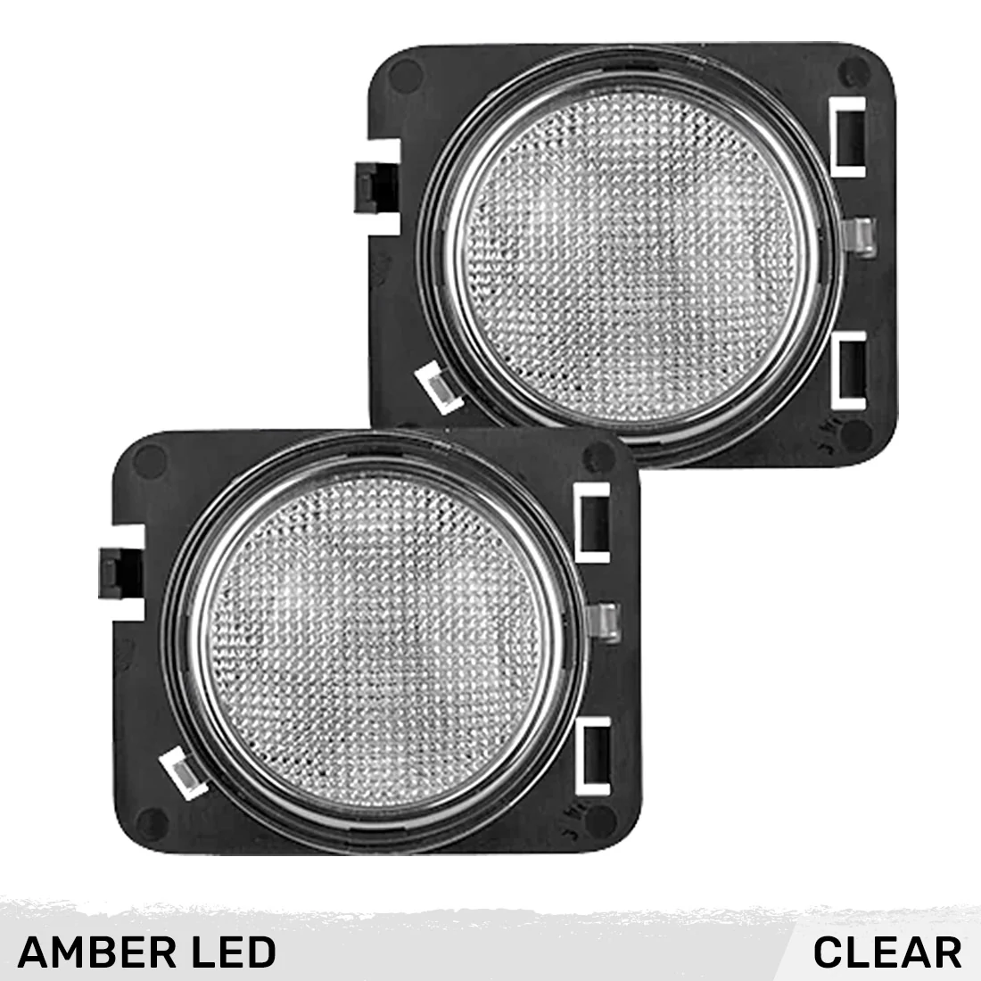 Jeep Wrangler JK 07-18 Ultra Bright Front Round LED Fender Lights - Multiple Options - Image 18