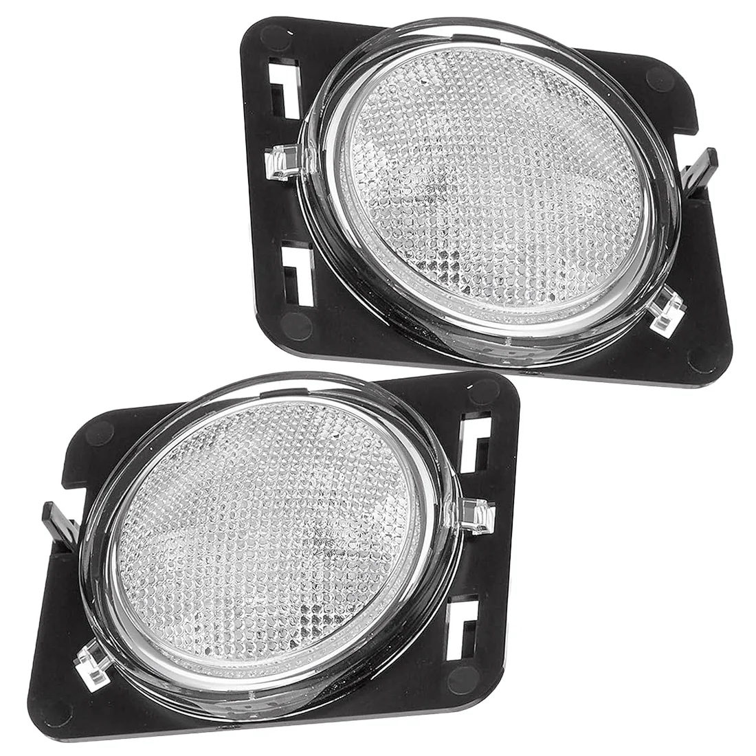 Jeep Wrangler JK 07-18 Ultra Bright Front Round LED Fender Lights - Multiple Options - Image 39