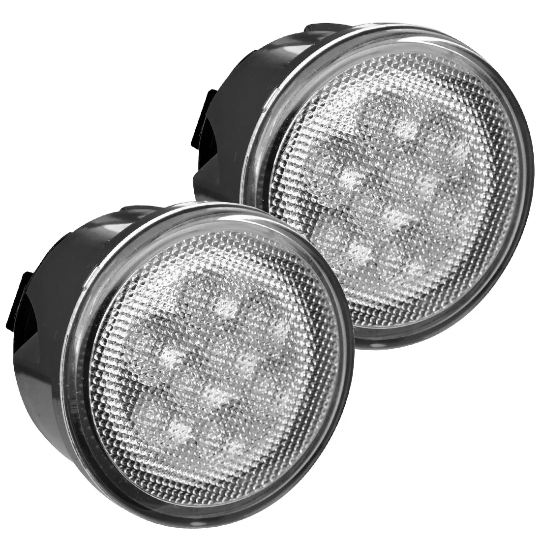 Jeep Wrangler JK 07-18 Ultra Bright Front Round DRL & Turn Signal LED Lights - Multiple Options - Image 17