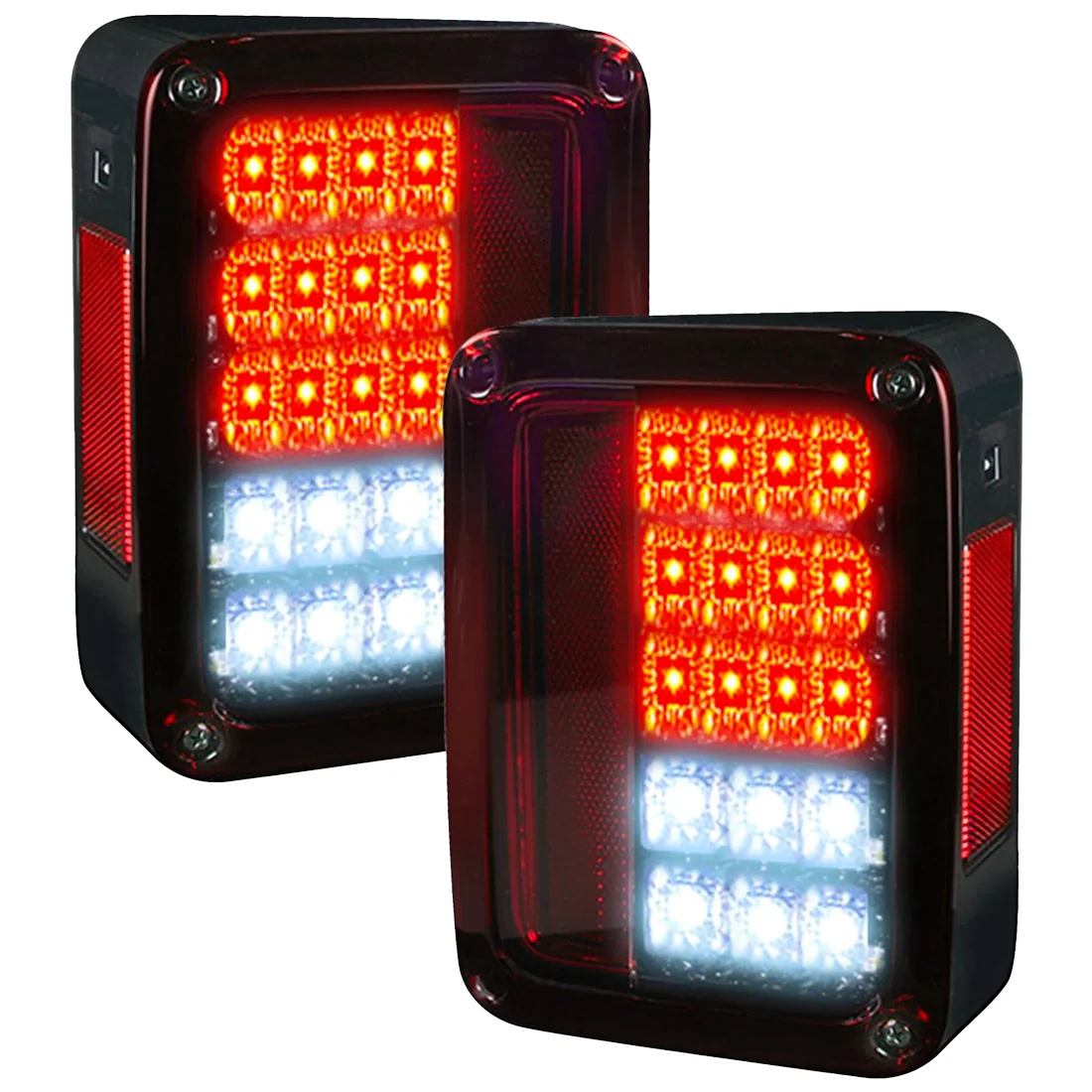 Jeep Wrangler JK 07-18 Ultra Bright LED Tail Lights - Multiple Lens - Image 40