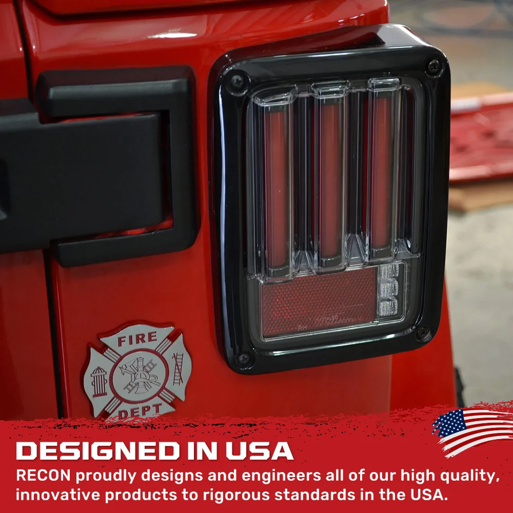 Jeep Wrangler JK 07-18 Ultra Bright Scanning OLED Bar Style Tail Lights - Multiple Lens - Image 22