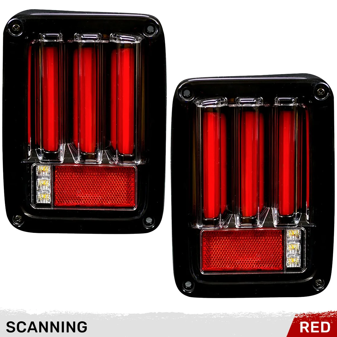 Jeep Wrangler JK 07-18 Ultra Bright Scanning OLED Bar Style Tail Lights - Multiple Lens - Image 25